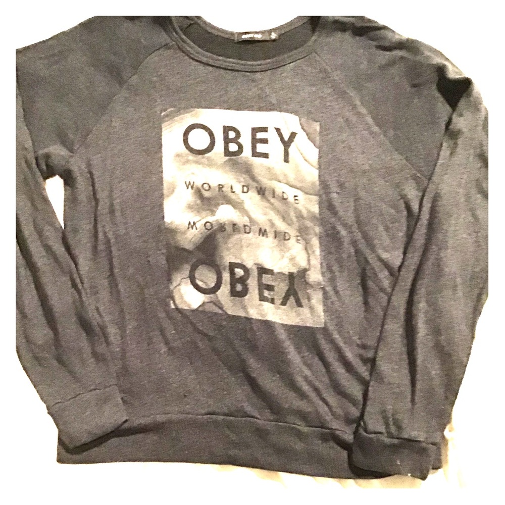 Obey women’s long sleeve top